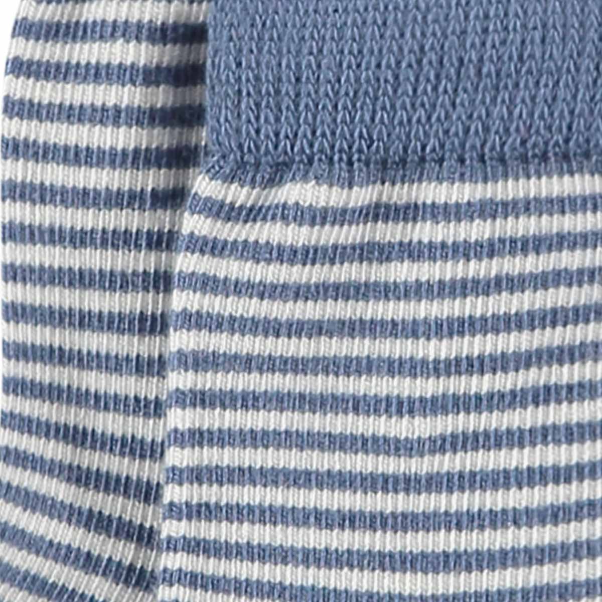 Bamboo Basics - Sokjes CHARLEY  - 2x Blauw & 2x Beige gestreept