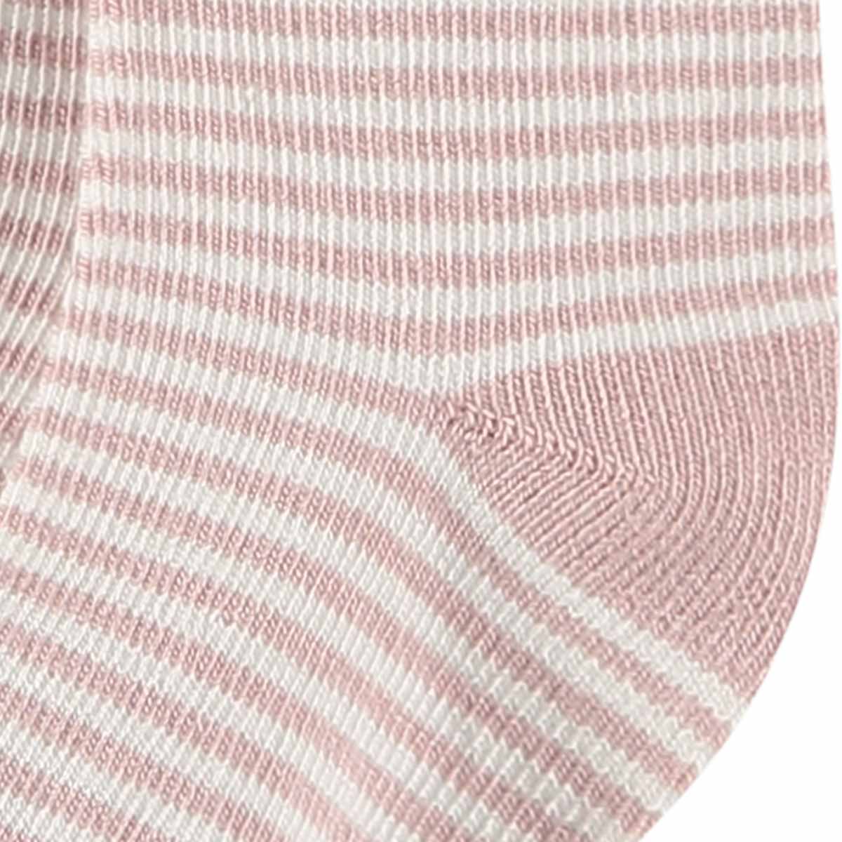 Bamboo Basics - Sokjes CHARLEY  - 2x Roze & 2x Beige gestreept