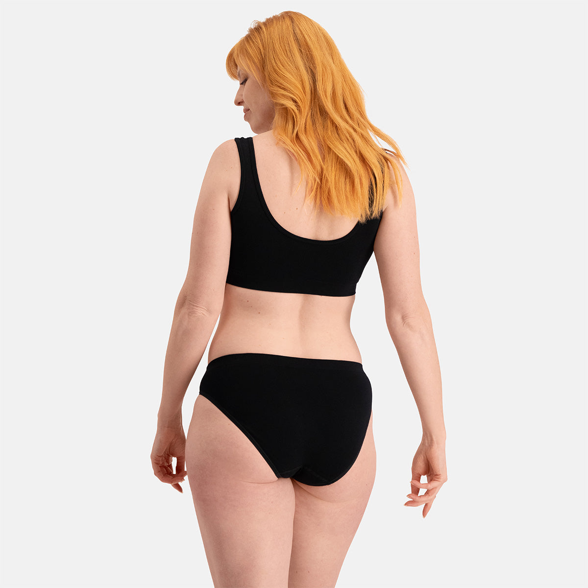 Bamboo Basics - Seamless Taille Slip Tess  - Zwart