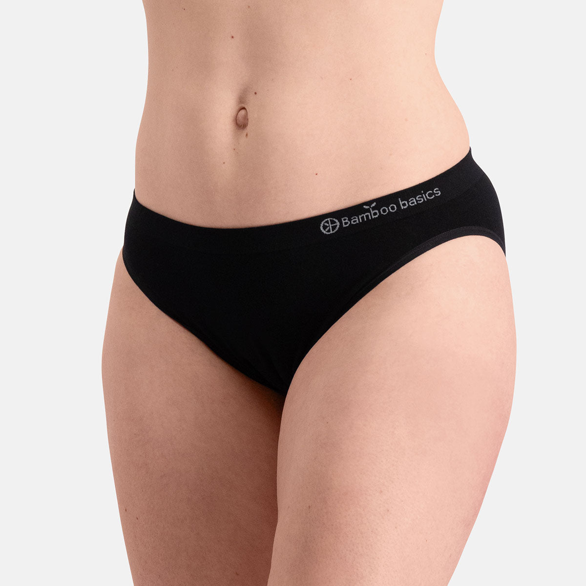 Bamboo Basics - Seamless Taille Slip Tess  - Zwart