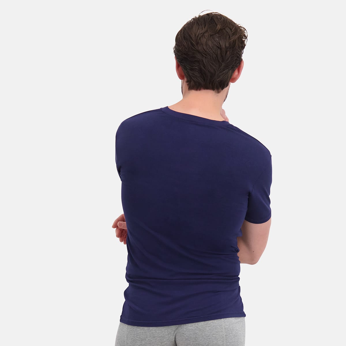 Bamboo Basics - T-Shirts Velo V-hals  - Navy