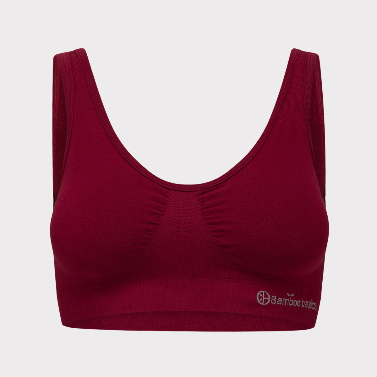 Seamless Padded Bra Fleur - Bordeaux