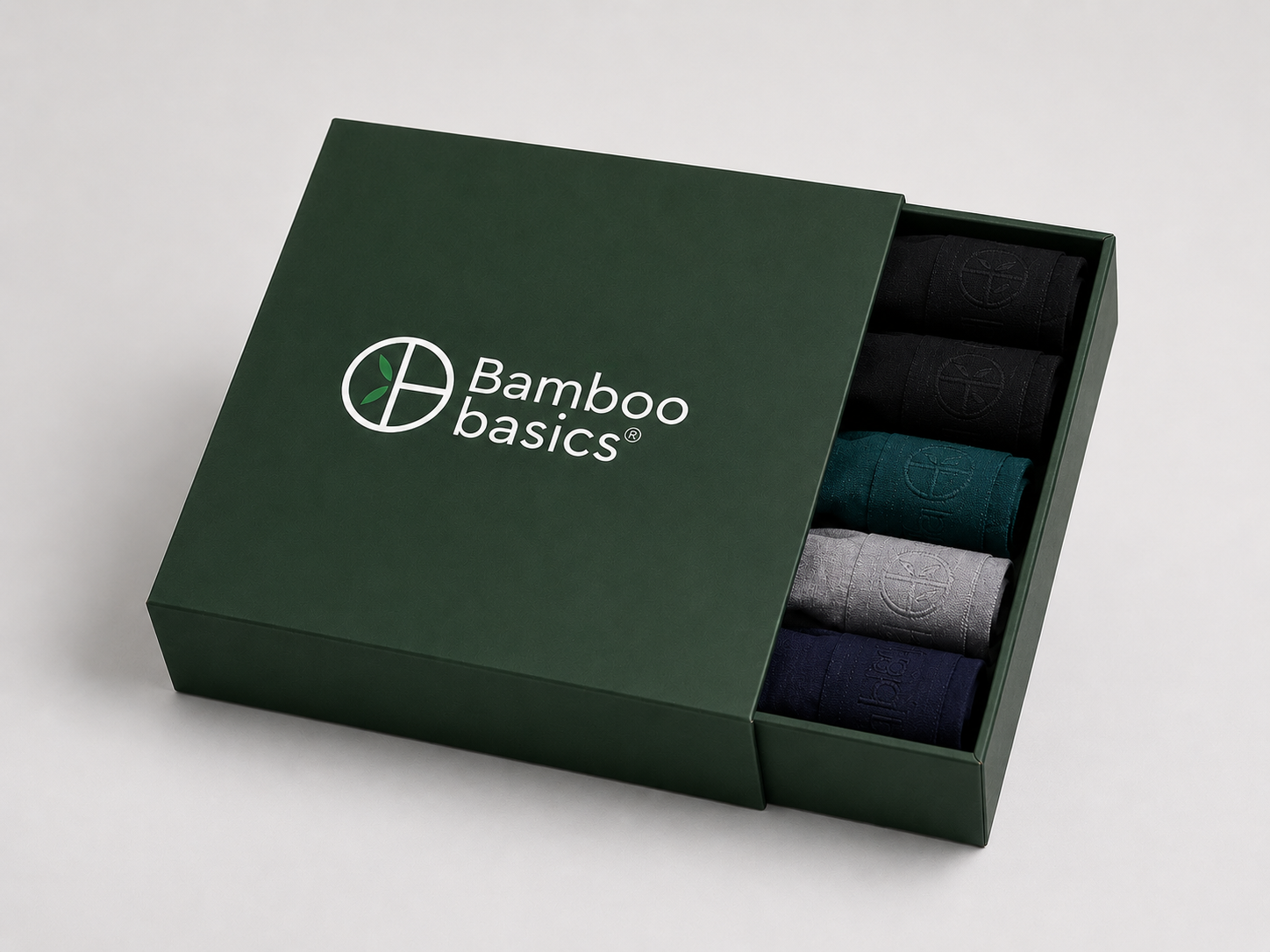 Boxershorts Rico (7er-Pack) - Schwarz, Navy, Blau, Rot, Grün & Gelb Ton in Ton