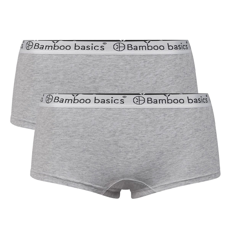Bamboo Basics Hipsters Iris  - Light Grey Melange - pack shot