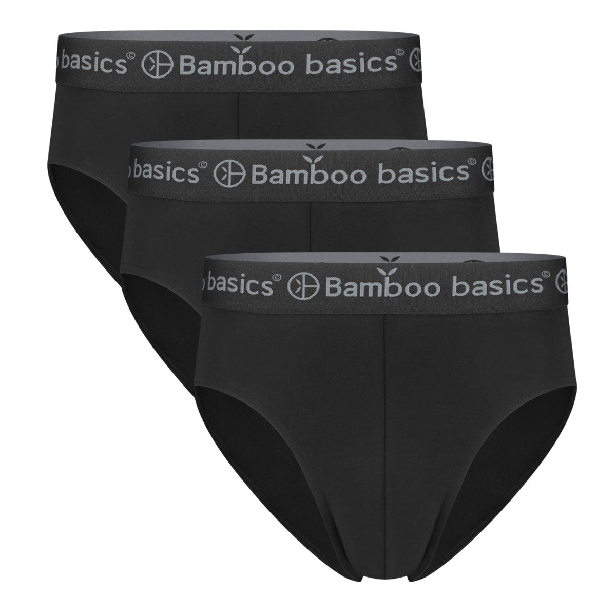 Bamboo Basics Slips James  - Zwart - pack shot