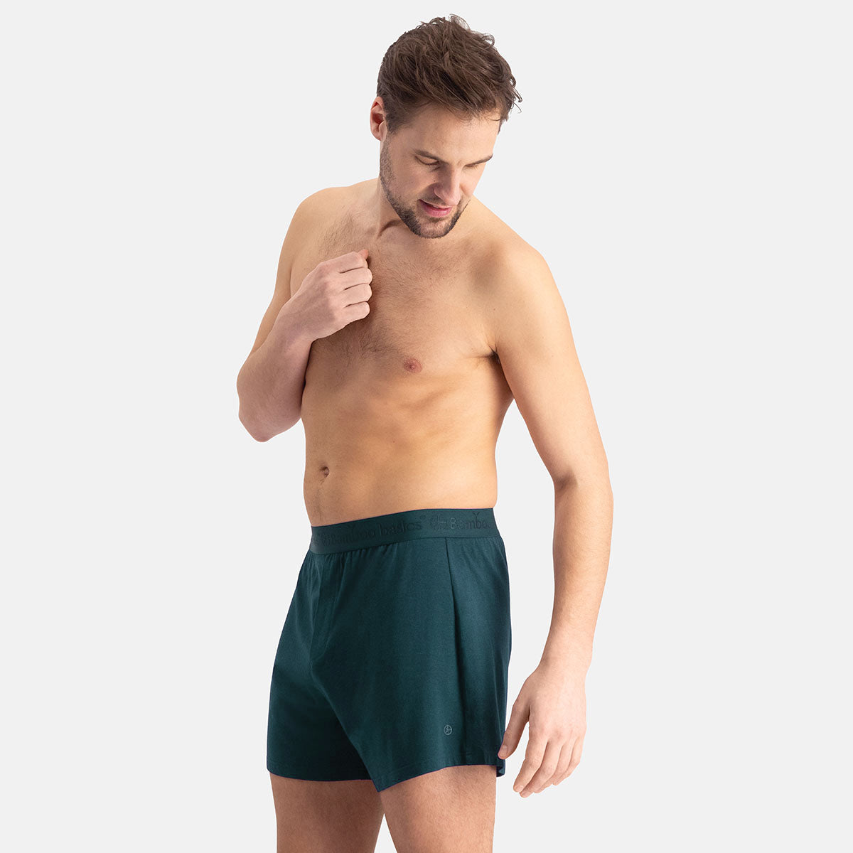 Loose Fit Boxershorts Kay (2-pack) - Deep Teal, Malachite