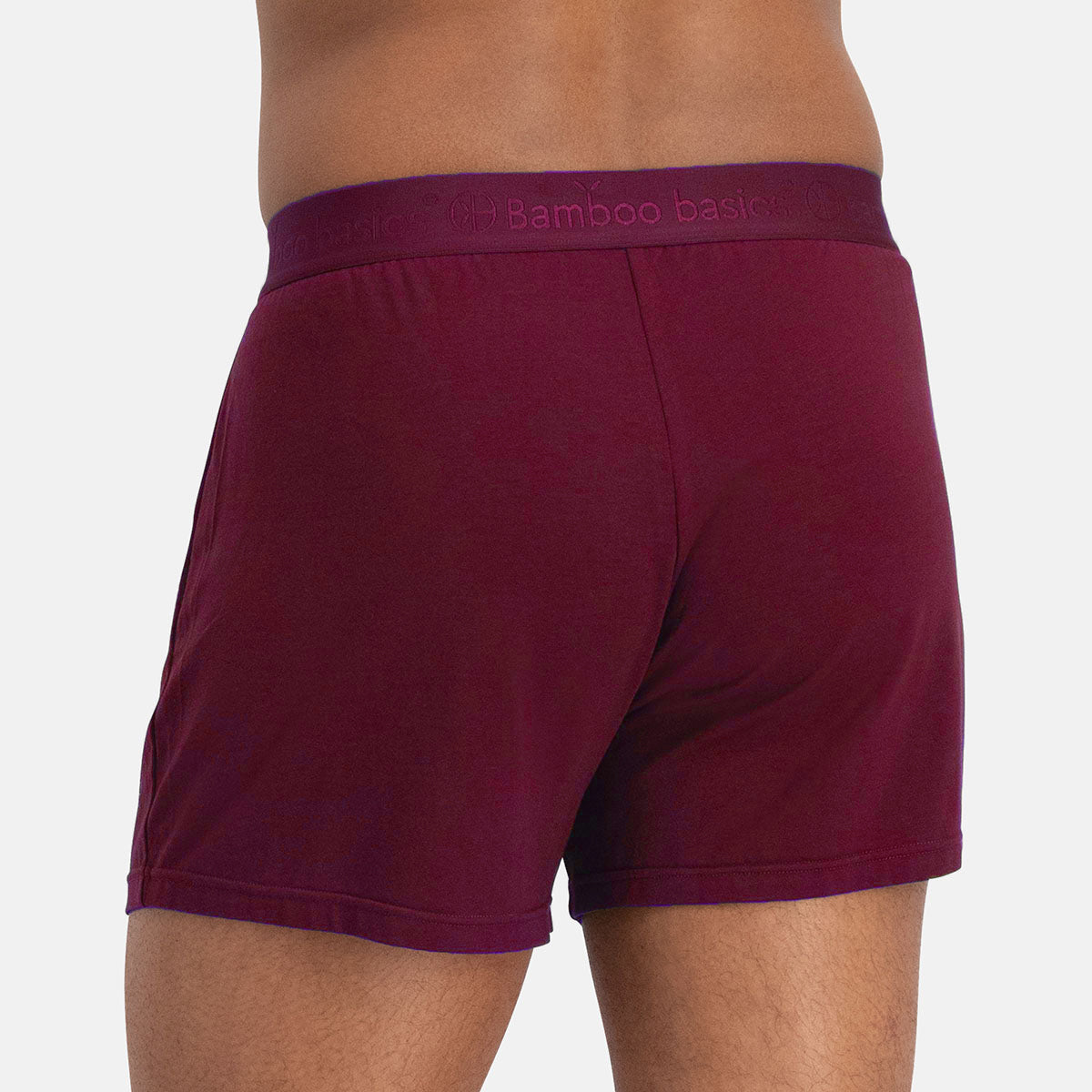 Loose Fit Boxershorts Kay (2-pack) - Bordeaux, Grijs