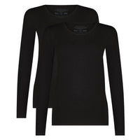 Bamboo Basics T-shirts lange mouw Luna  - Zwart - pack shot