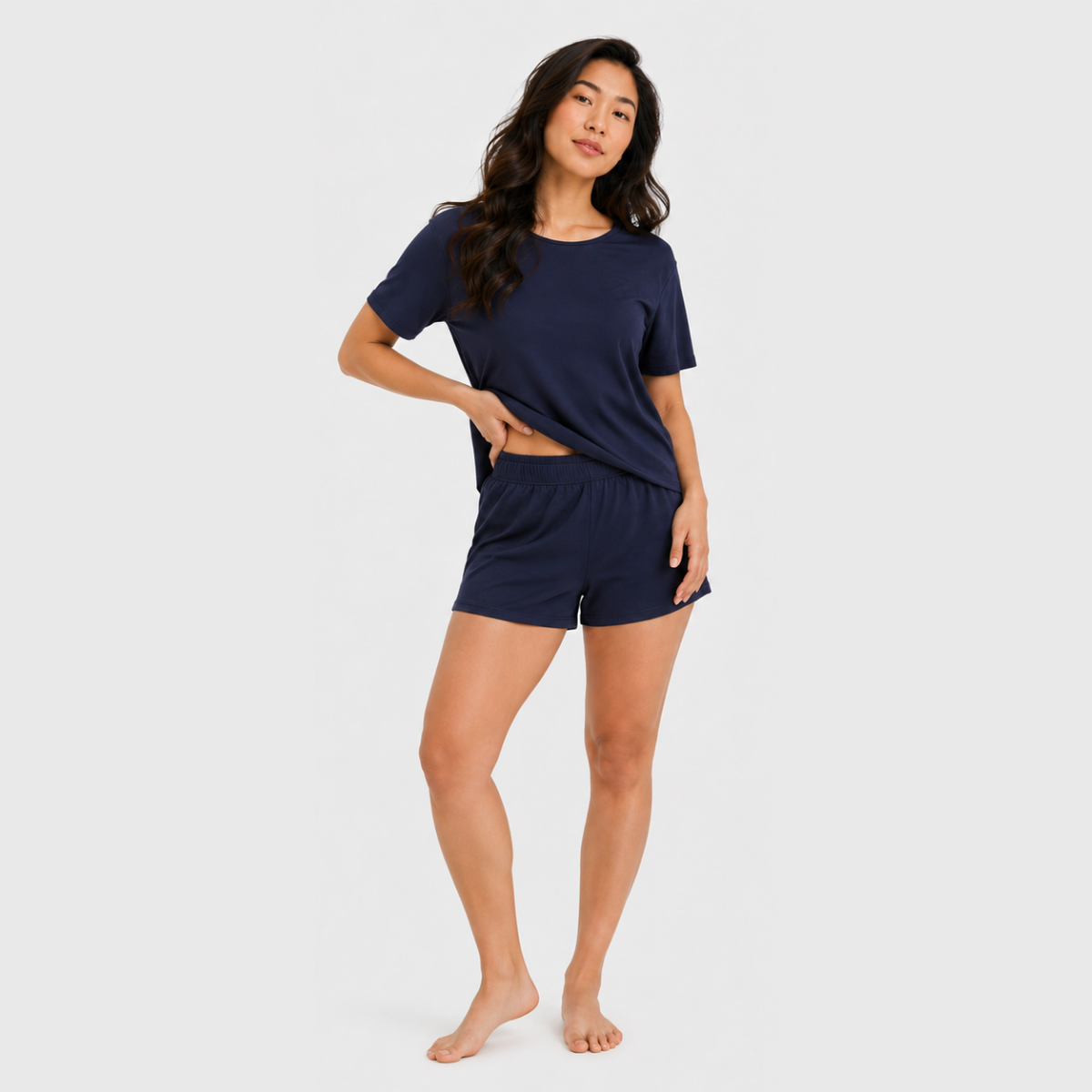 Pyjama set korte mouw Nicole - Navy