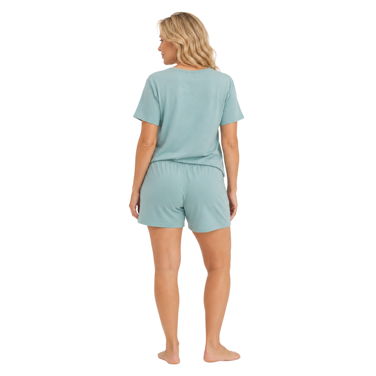 Pyjama set korte mouw Nicole - Groen