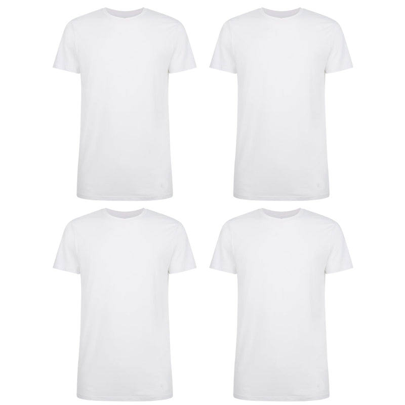 Bamboo Basics Voordeelbundel: T-Shirts Ruben ronde hals  – Wit - pack shot