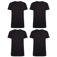 Bamboo Basics Voordeelbundel: T-Shirts Ruben ronde hals  – Zwart - pack shot