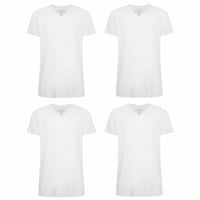 Bamboo Basics Voordeelbundel: T-Shirts Velo V-hals  – Wit - pack shot