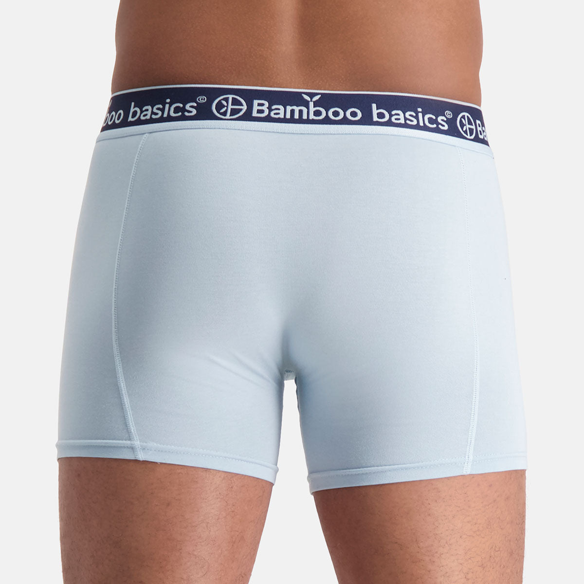 Bamboo Basics - Boxershorts Rico  - Licht Blauw, Navy & Navy