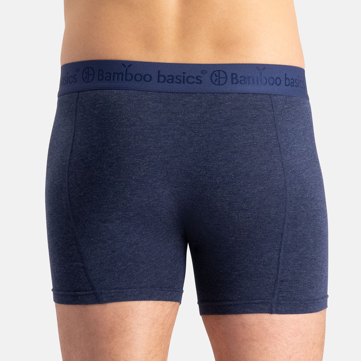 Bamboo Basics - Boxershorts Rico  - Zwart, Navy, Army & Jeans Melange