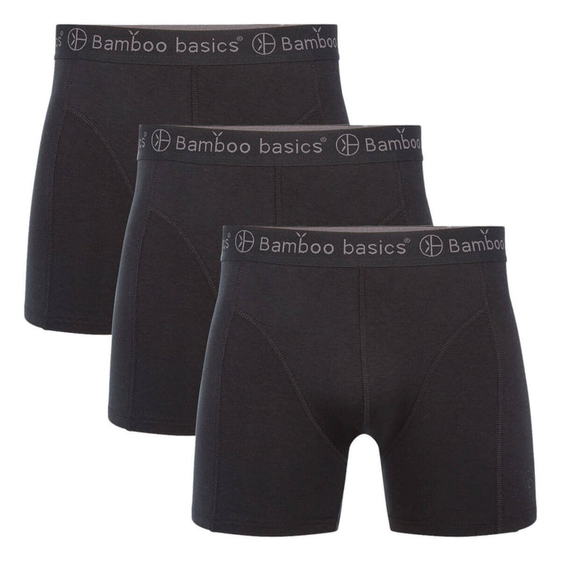 Bamboo Basics Boxershorts Rico  - Zwart - pack shot