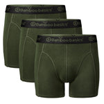 Bamboo Basics Boxershorts Rico  - Army - pack shot