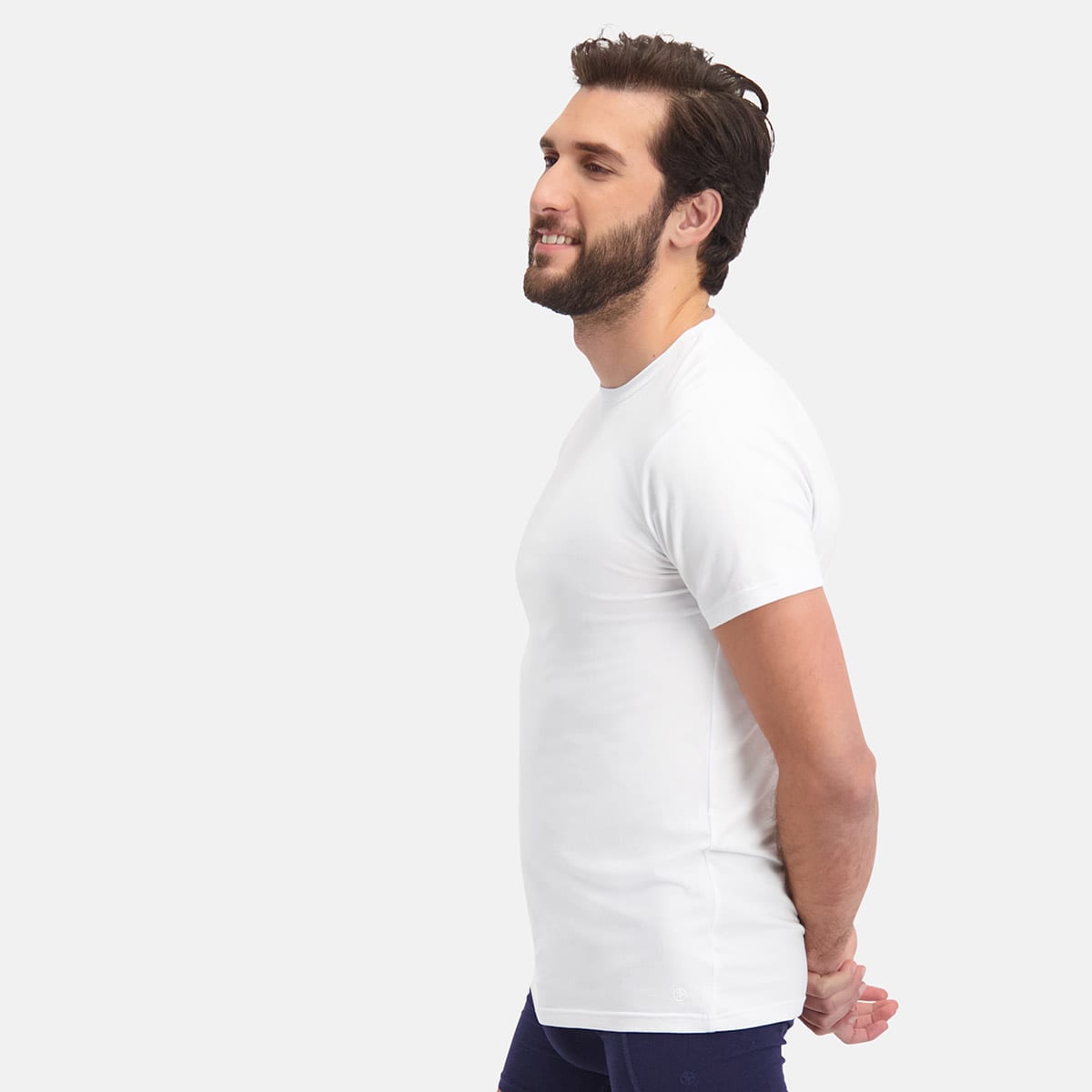 Bamboo Basics - Voordeelbundel: T-Shirts Ruben ronde hals  – Wit