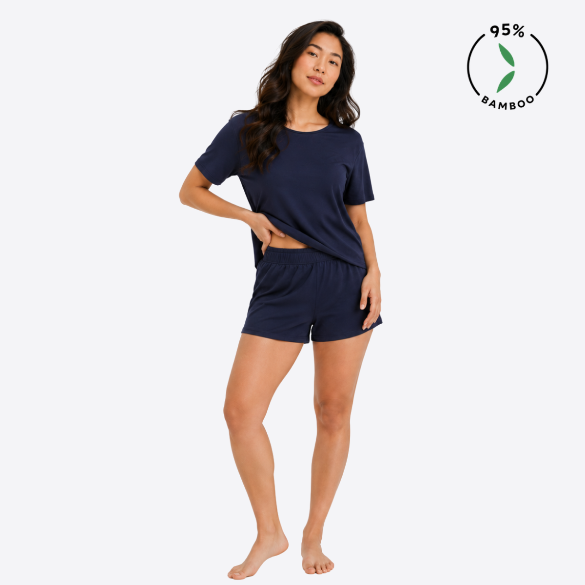 Pyjama set korte mouw Nicole - Navy