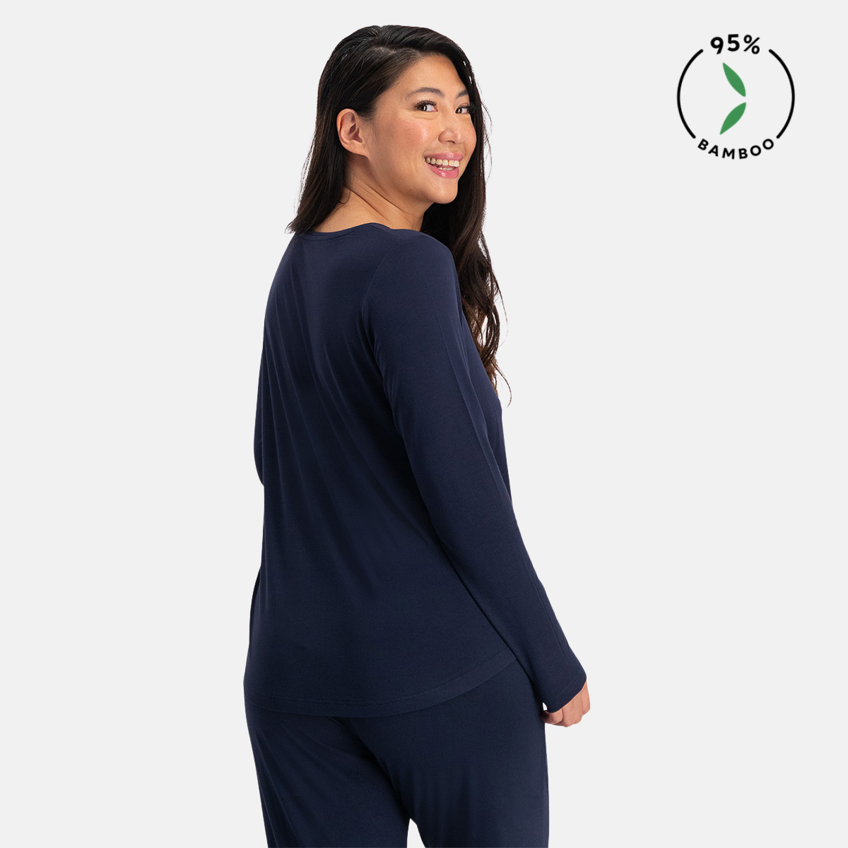 Pyjama set lange mouw Nina - Navy