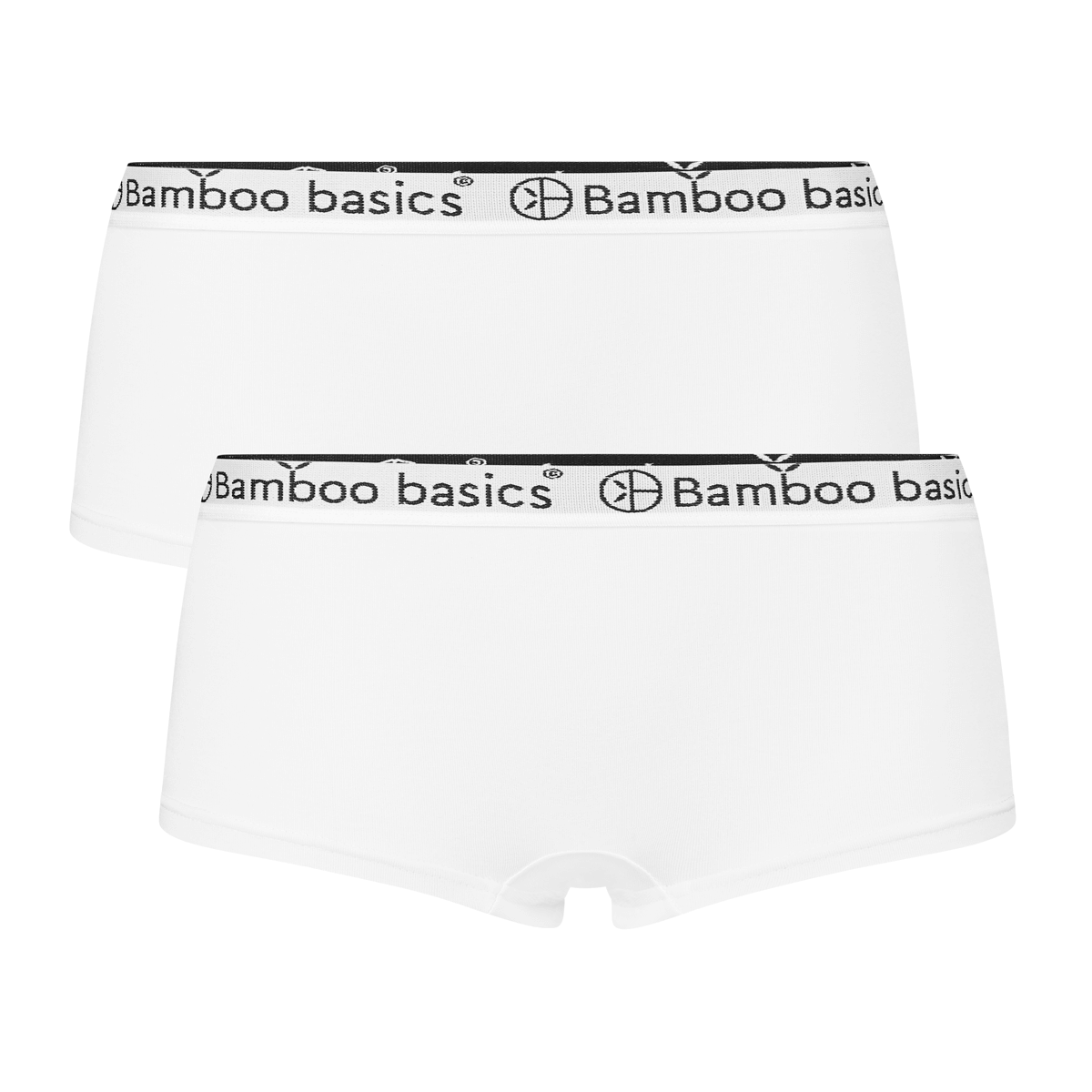Bamboo Basics Hipsters Iris  - Wit - pack shot