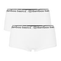 Bamboo Basics Hipsters Iris  - Wit - pack shot
