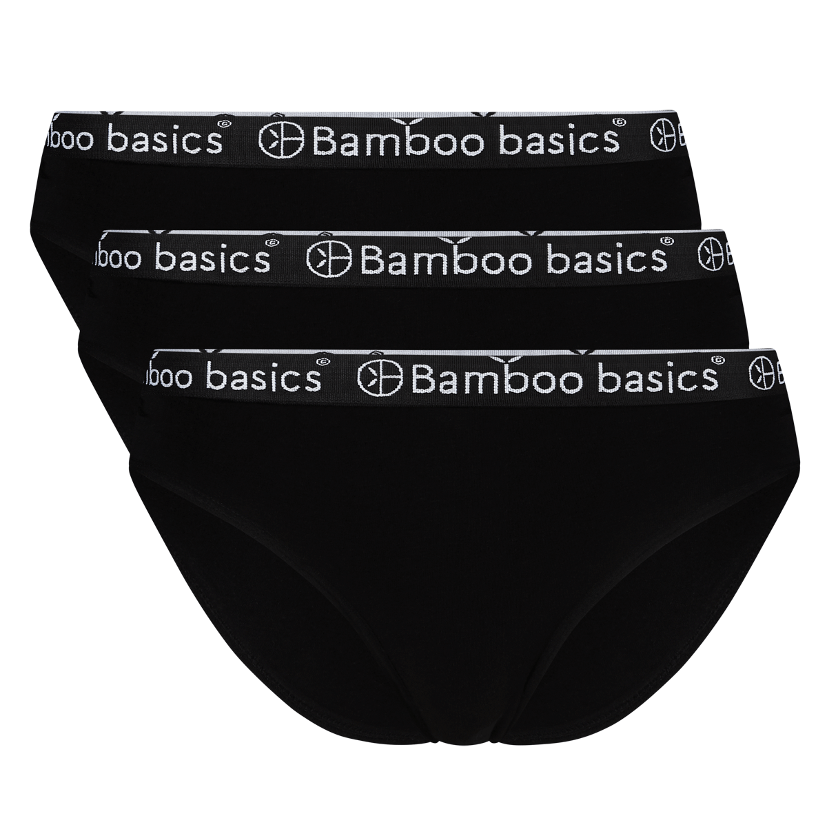 Bamboo Basics Slips Yara  - Zwart - pack shot