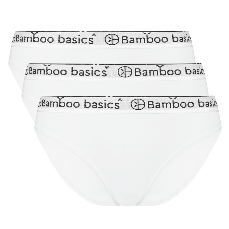 Bamboo Basics Slips Yara  - Wit - pack shot
