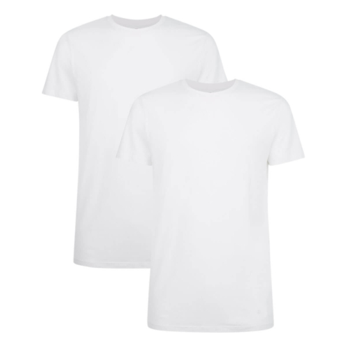 T-Shirts Ruben Rundhalsausschnitt (2er-Pack) –  Weiß
