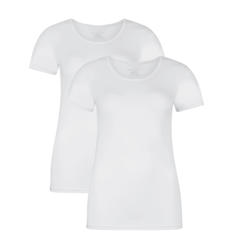 T-Shirts Kate (2er-Pack) – Weiß