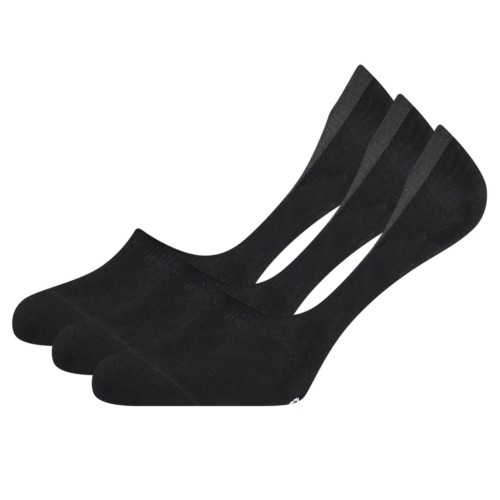 Unsichtbare Socken Mika (3er-Pack) – Schwarz