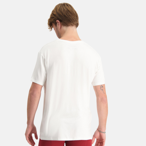 T-Shirts Basics Off V-Ausschnitt Bambus (2er-Pack) Bamboo - Vance White |