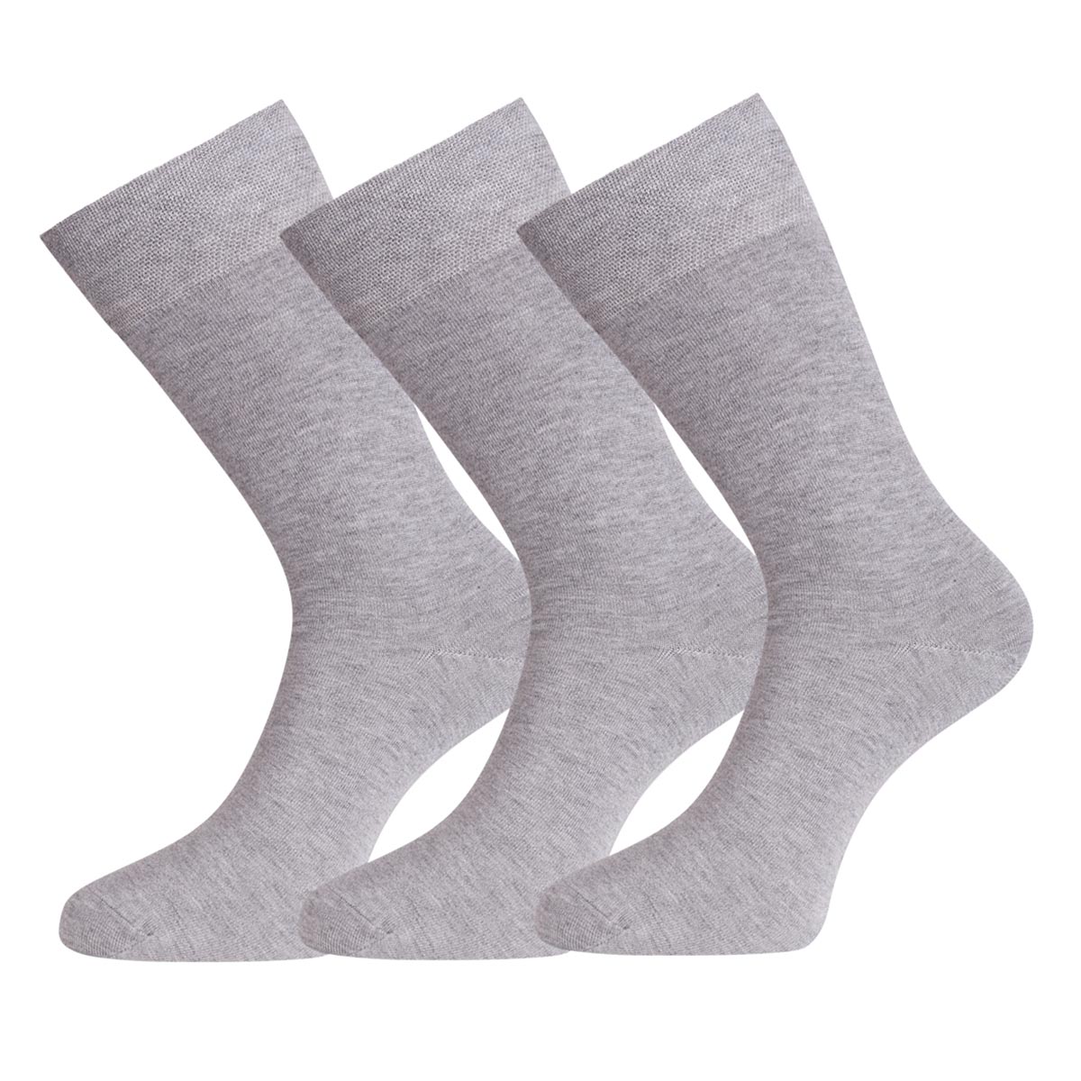 Socks Beau (Pack of 3) - Grey Melange <table class="eigenschappen">
<tbody>
<tr>
<td width="60"><img class="size-full alignleft" src="https://bamboobasics.com/wp-content/uploads/2021/05/Zijdezacht-GROEN.png" alt="Bamboe kleding: Zijde zacht en fris" width="50" height="50" /></td>
<td><strong>Silky smooth</strong><br />
The fabric is supple and feels silky smooth. Even after several washes! </td>
</tr>
<tr>
<td width="60"><img class="size-full alignleft" src="https://bamboobasics.com/wp-content/uploads/2021/05/Thermo-GROEN.png" alt="Bamboe kleding: Zijde zacht en fris" width="50" height="50" /></td>
<td><strong>Thermo comfort</strong><br />
Bamboo textiles are warm, but also breathable. </td>
</tr>
<tr>
<td width="60"><img class="size-full alignleft" src="https://bamboobasics.com/wp-content/uploads/2021/05/Fresh-GROEN.png" alt="Bamboe kleding: Zijde zacht en fris" width="50" height="50" /></td>
<td><strong>Fresh</strong><br />
The bamboo fibers ensure that moisture absorbs and evaporates faster. Bamboo absorbs up to 70% more moisture than cotton. </td>
</tr>
<tr>
<td width="60"><img class="size-full alignleft" src="https://bamboobasics.com/wp-content/uploads/2021/05/UV-protection-GROEN.png" alt="Bamboe kleding: Zijde zacht en fris" width="50" height="50" /></td>
<td><strong>UV protection</strong><br />
Bamboo is naturally UV protective and filters 98% of harmful UV rays. </td>
</tr>
<tr>
<td width="60"><img class="size-full alignleft" src="https://bamboobasics.com/wp-content/uploads/2021/05/Allergeen-GROEN.png" alt="Bamboe kleding: Zijde zacht en fris" width="50" height="50" /></td>
<td><strong>Hypoallergenic</strong><br />
Do you have sensitive skin or suffer from allergies? Then bamboo underwear is the ideal choice for you. </td>
</tr>
<tr>
<td width="60"><img class="size-full alignleft" src="https://bamboobasics.com/wp-content/uploads/2021/05/Fit-GROEN.png" alt="Bamboe kleding: Zijde zacht en fris" width="50" height="50" /></td>
<td><strong>Perfect fit</strong><br />
The combination of elastane and cotton with bamboo ensures an extra strong fabric and a perfect fit. </td>
</tr>
</tbody>
</table>