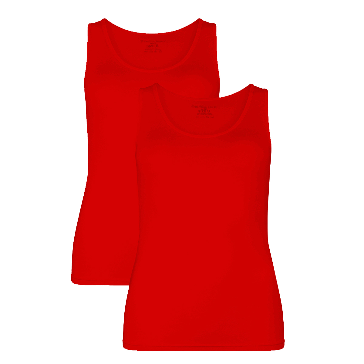 Singlets Anna (2-pack) - Rood XL