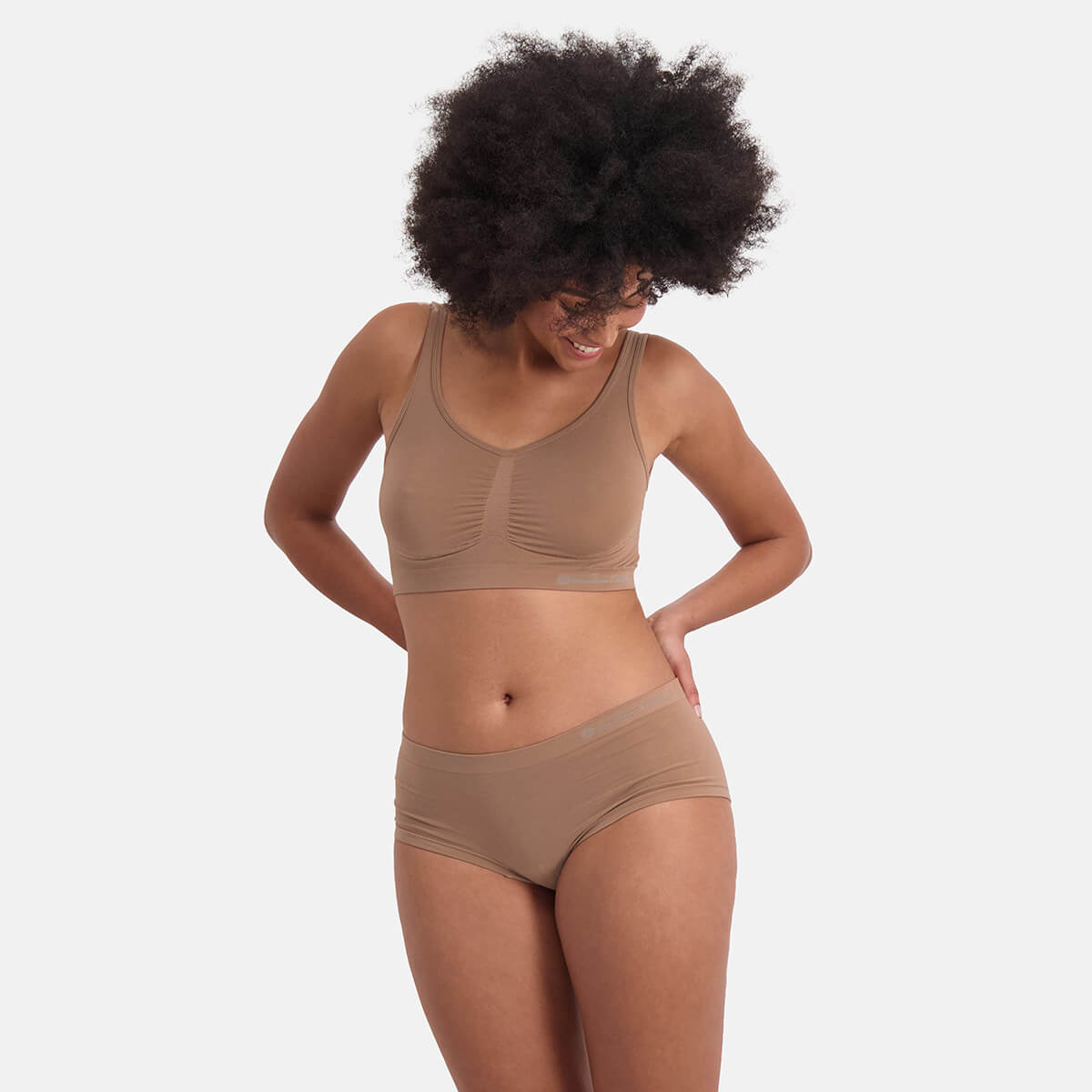 Seamless Hipsters Sophie (2-pack) - Tan XL