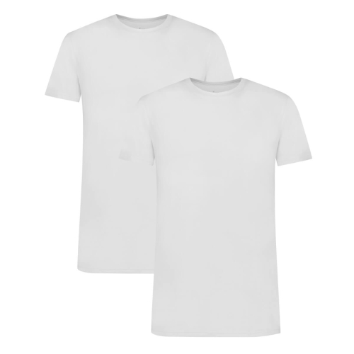 T-Shirts Ray ronde hals (2-pack) – Wit
