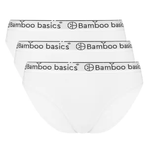 bamboe slips dames 3pack wit