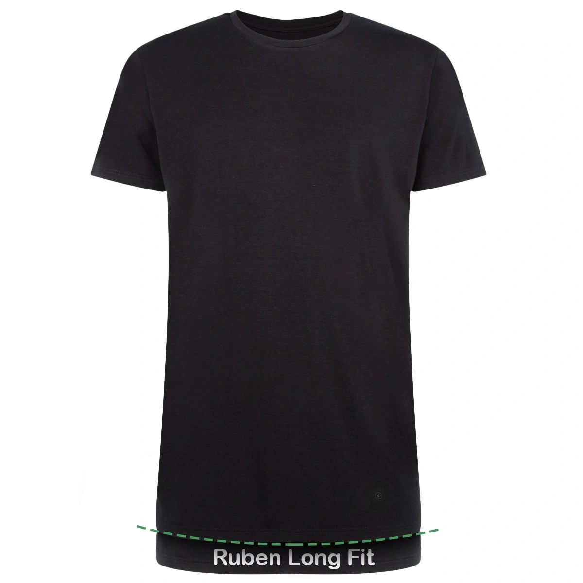 Long Fit RUBEN 2-pack zwart