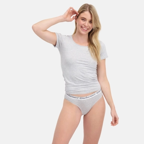Voordeelbundel: T-shirts (2-pack) + Slips (3-pack) – Grey Melange